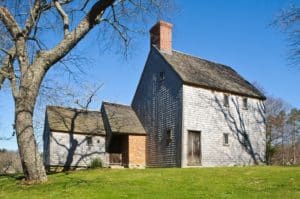 The Hoxie House in springtime