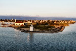 A lighthouse on Nantucket, MA - USA